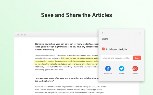 Markup - 网页萤光笔/标注工具 v2.4.5 免费安装版
