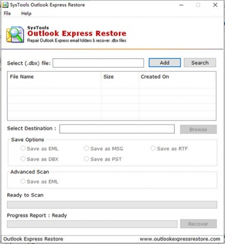 SysTools Outlook Express Restore(电子邮件恢复工具) v3.1 官方安装版