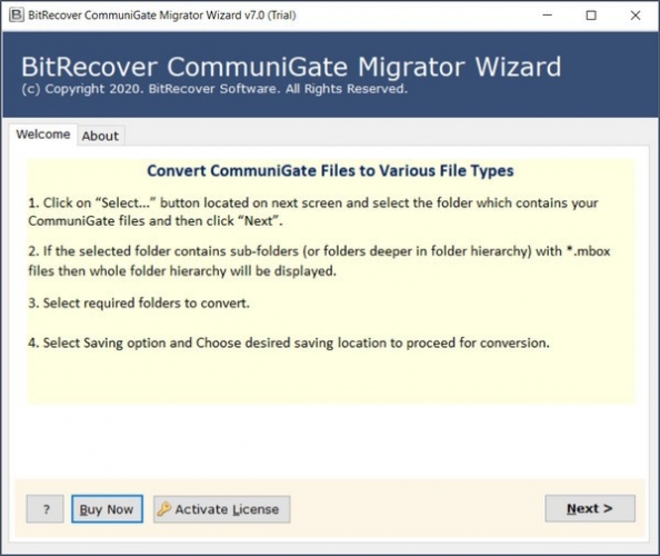 BitRecover CommuniGate Migrator Wizard(邮件迁移软件) v8.2 官方安装版