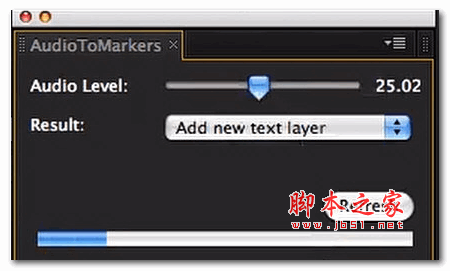 AudioToMarkers(AE脚本-将音频转换为关键帧给图层添加标记) V1.54 绿色汉化版