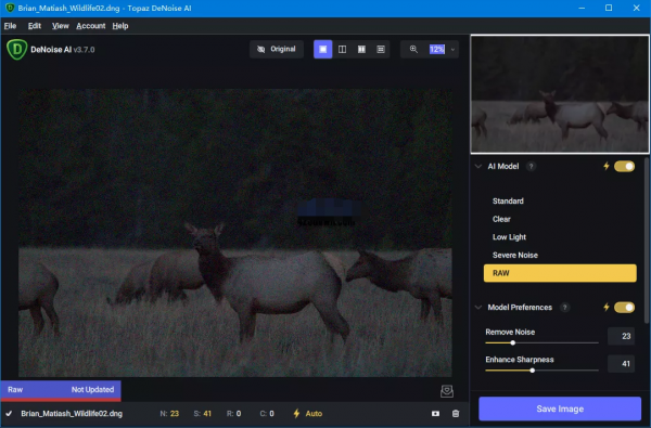 人工智能降噪插件Topaz DeNoise AI v3.7.1 x64 绿色破解版