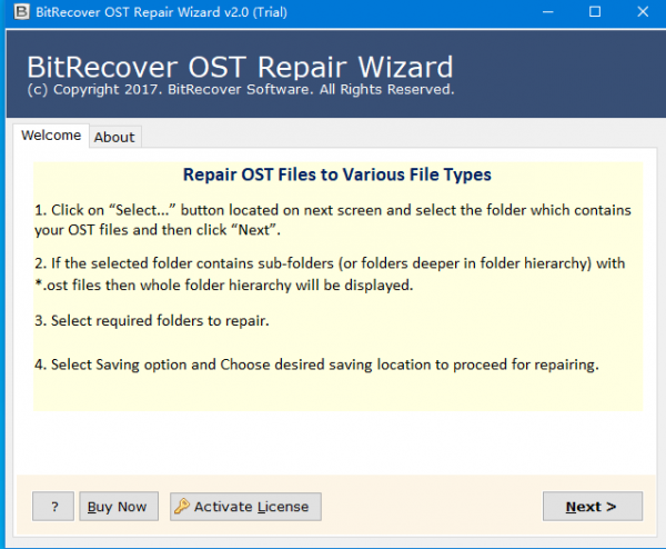 BitRecover OST Repair Wizard(OST修复工具) v7.3.1 官方安装版