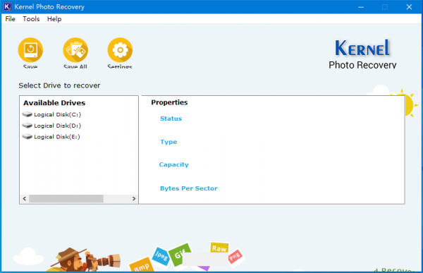 Kernel Photo Recovery(图片恢复工具) v19.7 官方安装版