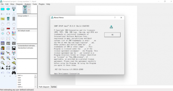 IBM SPSS Amos v28.0.0 永久激活版(附lservrc许可证+安装教程)
