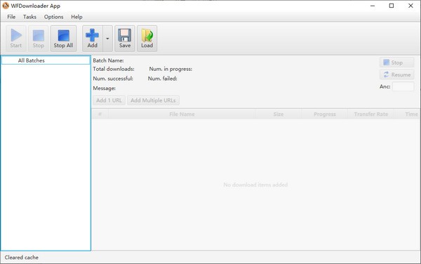WFDownloader(多媒体批量软件) v0.81 免费安装版