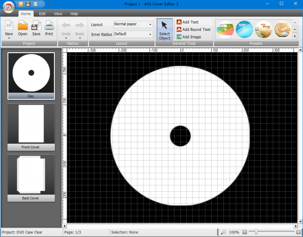 AVS Cover Editor(光盘封面设计工具) v2.0.3 官方安装版