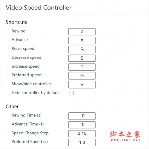 在线视频倍速播放工具 Video Speed Manager v2.0.4 免费安装版