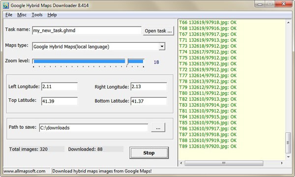 Google Hybrid Maps Downloader(混合地图软件) v8.414 官方安装版