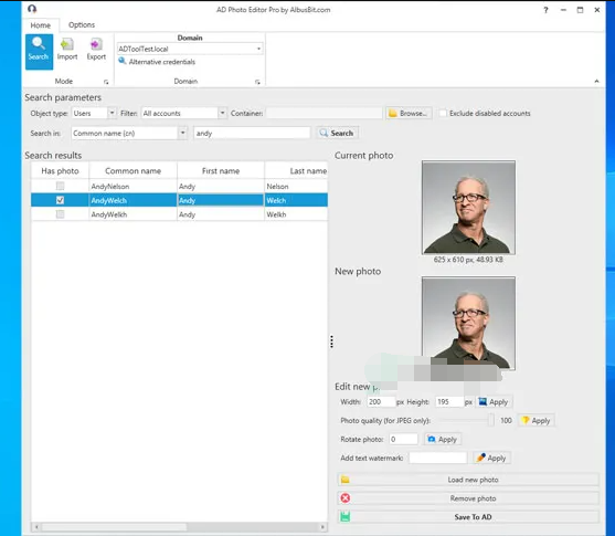 AlbusBit AD Photo Editor Pro(Active Directory用户照片管理) v1.0.3.2 安装激活版