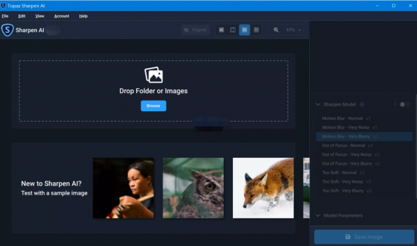 人工智能图像清晰锐化软件Topaz Sharpen AI v4.1.0 绿色便携破解版