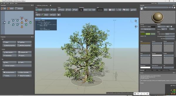 SpeedTree Cinema Edition(3D植被建模工具) v8.3.0 免费安装版
