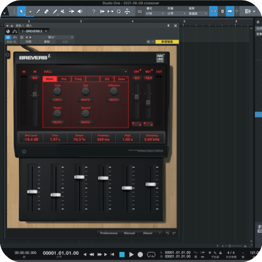 Overloud BREVERB 2 for Mac(混响插件) v2.1.15 直装激活版