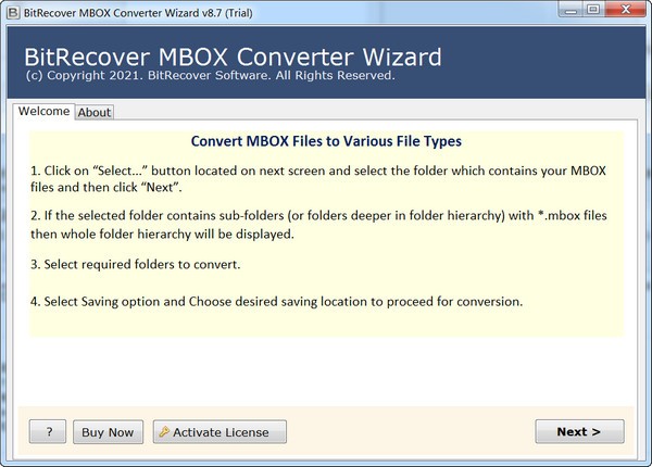 BitRecover MBOX Converter Wizard(MBOX邮件转换软件) v10.5 官方安装版
