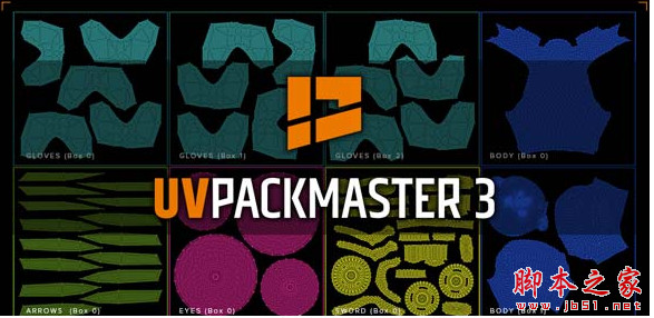 Blender高效的UV贴图打包工具UVPackmaster PRO v4.0.0 for Blender 全套版