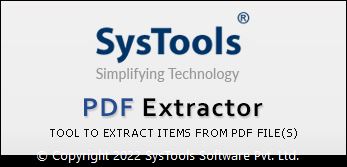PDF文件图片提取器 SysTools PDF Extractor v6.0 最新激活版 附激活教程+补丁