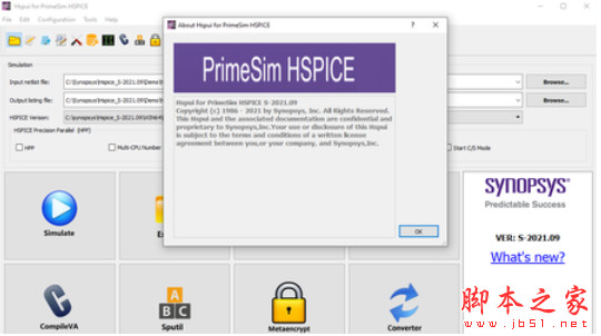 Synopsys PrimeSim HSPICE S-2021.09 安装授权破解版(附破解文件+教程)