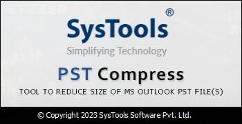 SysTools PST Compress(邮件压缩软件) v5.0 免费安装版