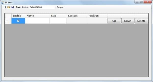 RKParts(分区表生成软件) v1.0 绿色免费版