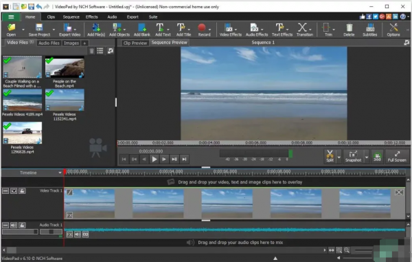视频编辑器NCH VideoPad Pro v18.06 安装免费版