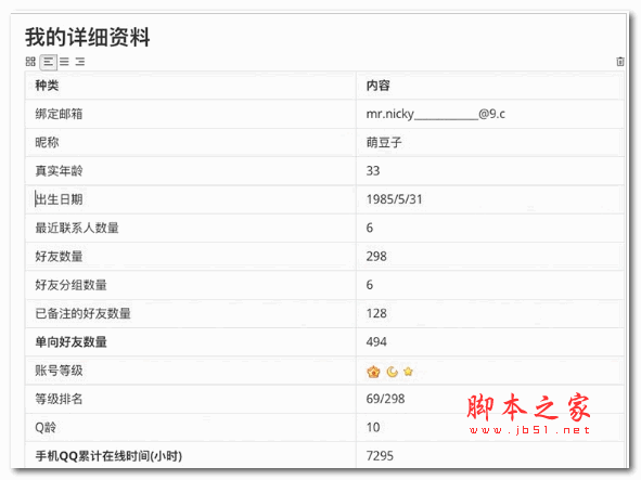 一键生成QQ历史信息 1.0 绿色版
