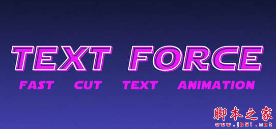 AE根据音频自动生成快闪文字标题动画脚本Aescripts Text Force v1.9.0 免费版(含教程)