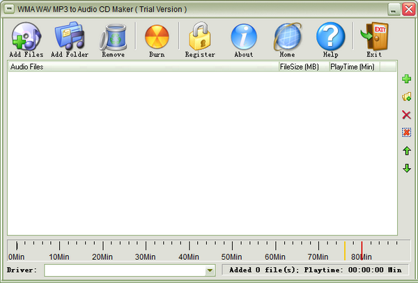 WMA WAV MP3 to Audio CD Maker(音频CD制作工具) v1.0.2 官方安装版