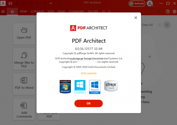PDF工具包PDF Architect Pro+OCR v9.1.83.23106 多语免费版 64位
