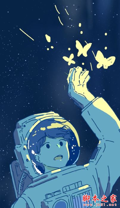 卡通男生插画手机壁纸 9P高清免费版