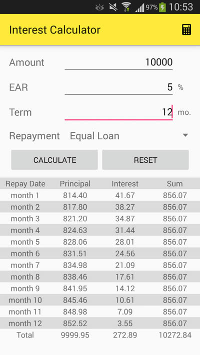 利息计算器 for Android v2.4.4 安卓版