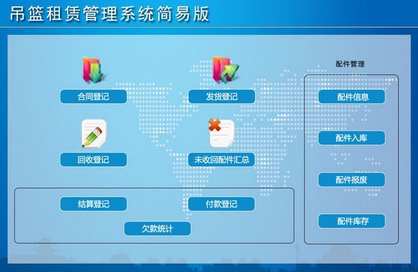吊篮租赁管理系统简易版 v1.0 官方安装版