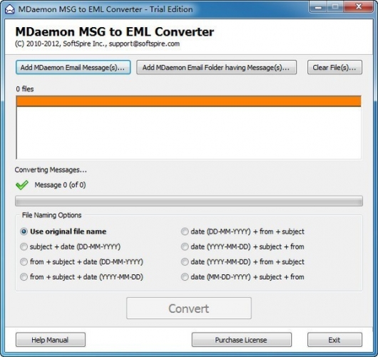 MDaemon MSG to EML Converter(MSG转EML软件) v1.2.0 官方安装版