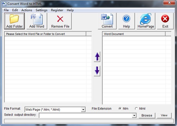 Convert Word to HTML(Word转HTML软件) v1.0 官方安装版
