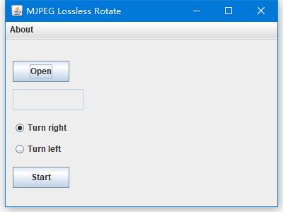 MJPEG Lossless Rotate(MJPEG视频旋转工具) 0.52 绿色免费版