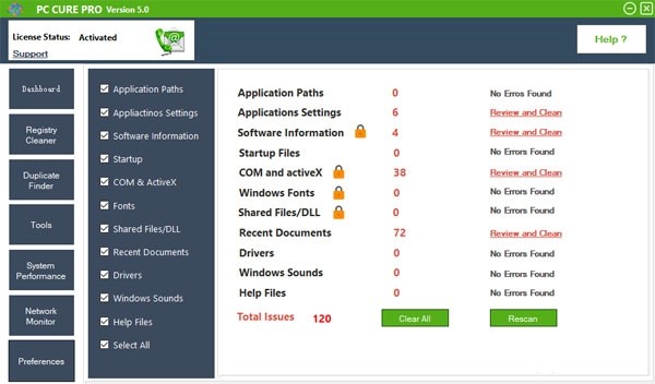 PC Cure Pro(电脑优化软件) v5.0 官方安装版