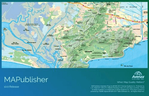 AI地图插件Avenza MAPublisher for Adobe Illustrator 11.2 官方安装版