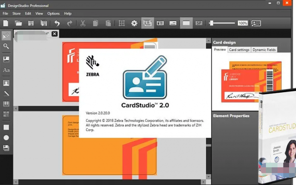 ID证件卡设计软件Zebra CardStudio Professional v2.5.23.0 安装版
