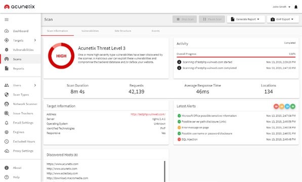 AcuSensor(web漏洞扫描软件) v14.1.21 官方安装版
