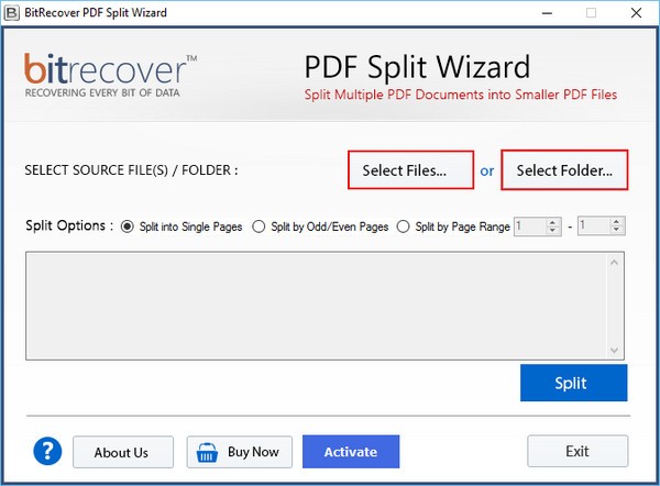 BitRecover PDF Split Wizard(PDF拆分工具) v3.0.0 官方安装版