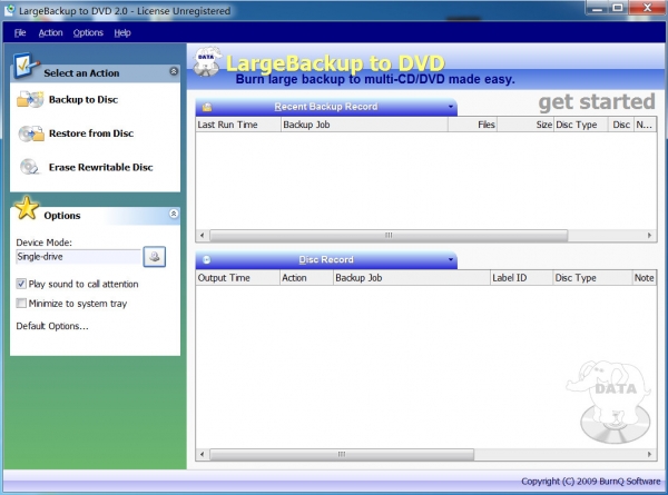 LargeBackup to DVD(DVD光盘备份工具) v11.50 官方安装版