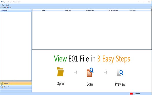 SysTools E01 Viewer(文件查看软件) v2.0 官方安装版