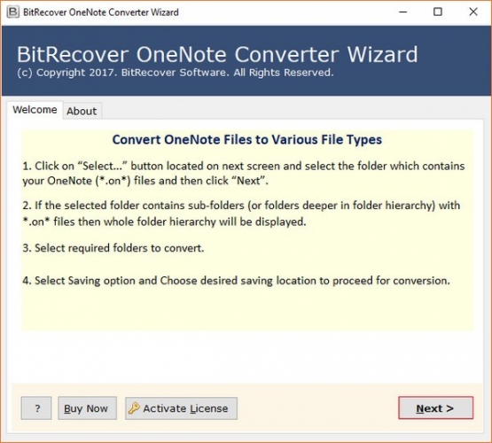 BitRecover OneNote Converter Wizard(OneNote文件转换工具) v4.1 官方安装版