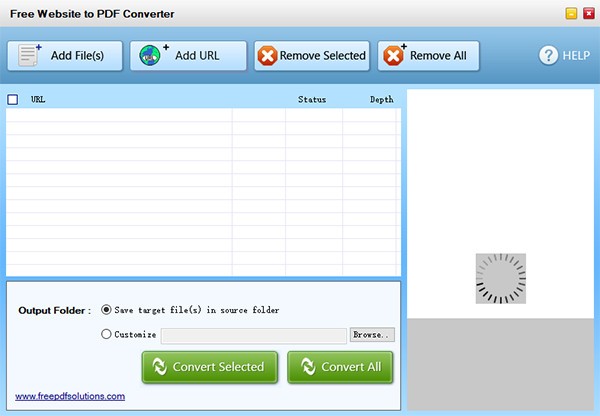 Free Website to PDF Converter(文件格式转换工具) v1.0 官方安装版