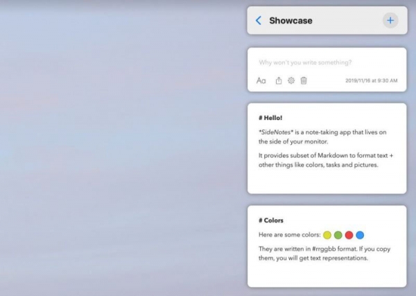 SideNotes(轻笔记软件) for Mac v1.4.11 苹果电脑破解版