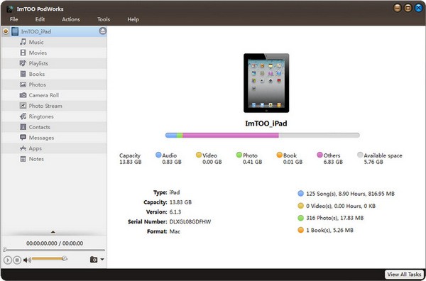 ImTOO PodWorks(iPod设备管理工具) v5.7.35 官方安装版