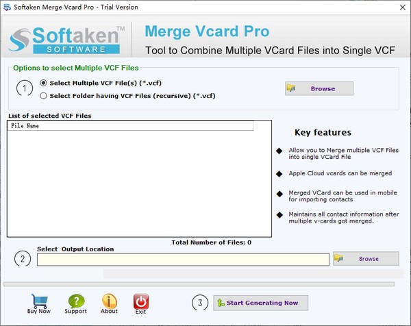 Softaken Merge Vcard Pro(文件合并处理软件) v1.0 官方安装版