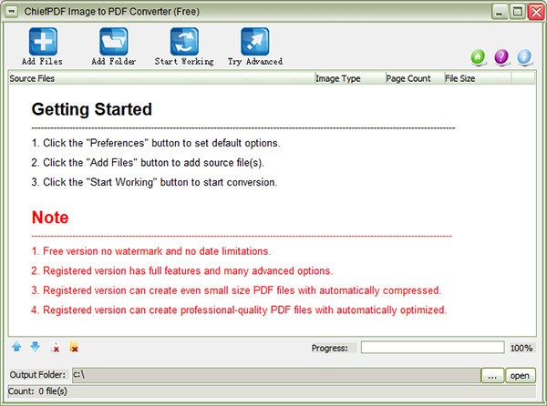 ChiefPDF Image to PDF Converter Free(图片文件格式转换工具) v2.0 官方安装版