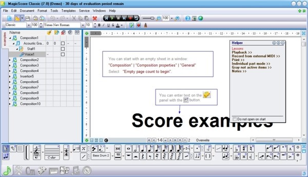 MagicScore Classic(音乐编辑器) v6.200 免费安装版