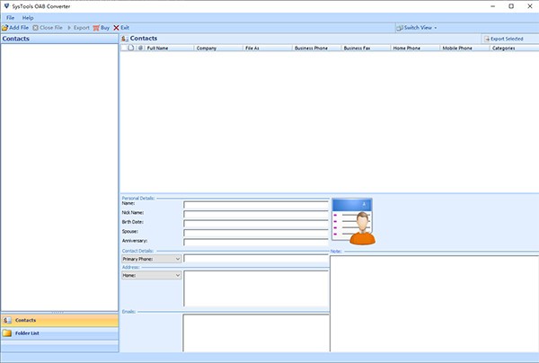 SysTools OAB Converter(文件格式转换) v3.0 官方安装版