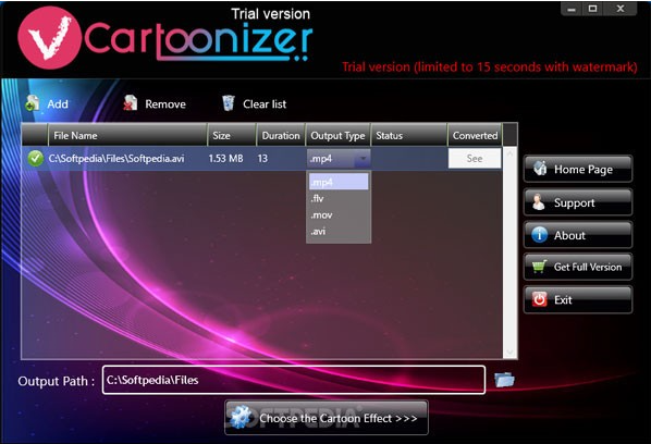 视频卡通效果软件VCartoonizer v2.0.5 安装激活版 32位/64位