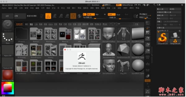 Pixologic Zbrush for Mac(三维雕刻软件) v2022.0.5 中文免费授权破解版